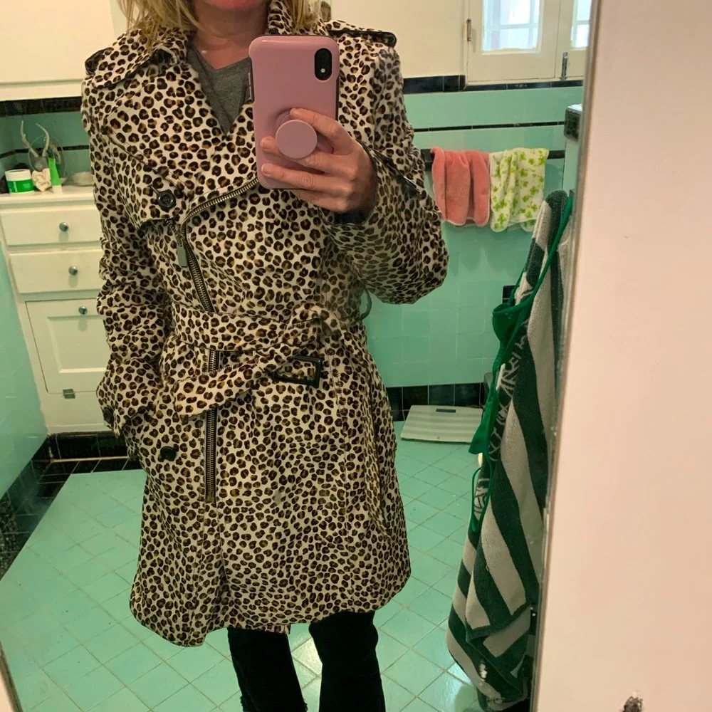 Michael Kors Collection Calf Hair Trench - Picture 2 of 11
